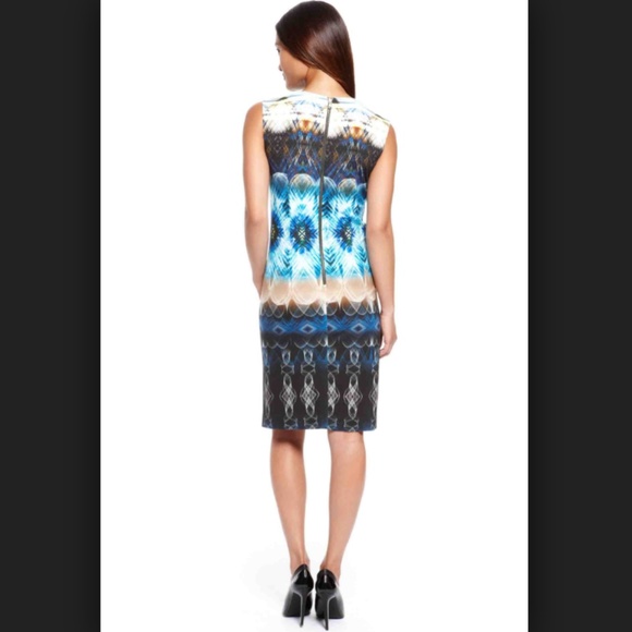 HUGO Hugo Boss Kebelle Stretch Jersey Print Dress - Picture 2 of 8